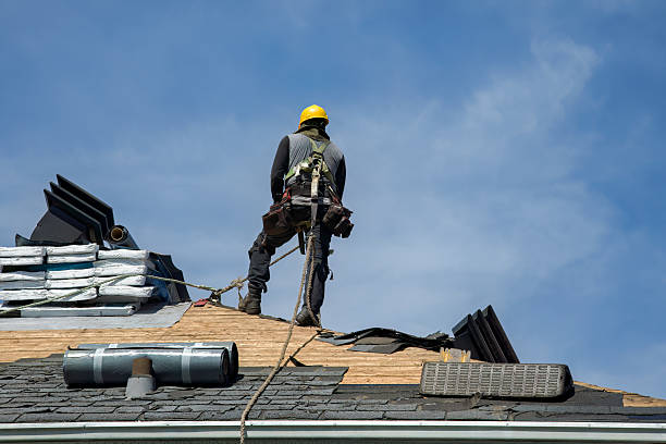 Professional Roof Installation technician working in Rome, IL